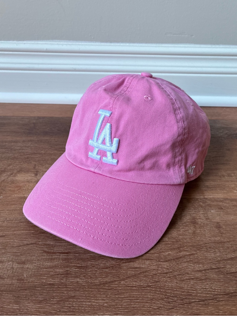 47 Brand LA Dodgers Baseball Hat Pink